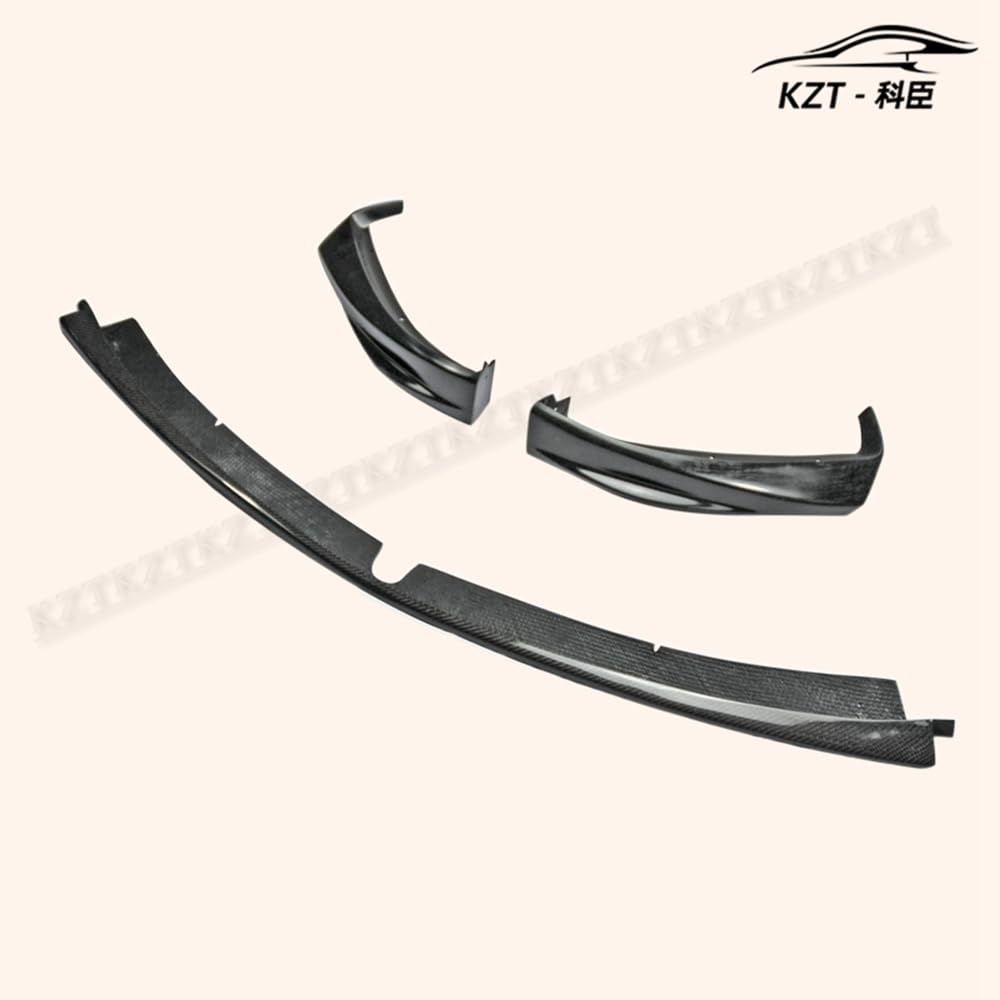 for Mazda Rx8 Early 03-08 Se3P Tk Style 3Pcs Front Bumper Lip Chin Splitter Spoiler Partial Carbon Fiber(Mid Piece) Body Kits Kazento Carbon Parts 车身侧板 RX8-FL-TK-EARLY-P25