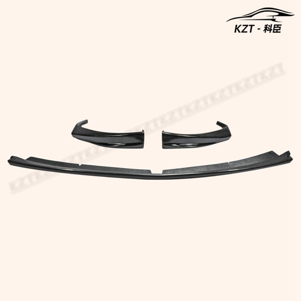 for Mazda Rx8 Early 03-08 Se3P Tk Style 3Pcs Front Bumper Lip Chin Splitter Spoiler Partial Carbon Fiber(Mid Piece) Body Kits Kazento Carbon Parts 车身侧板 RX8-FL-TK-EARLY-P25