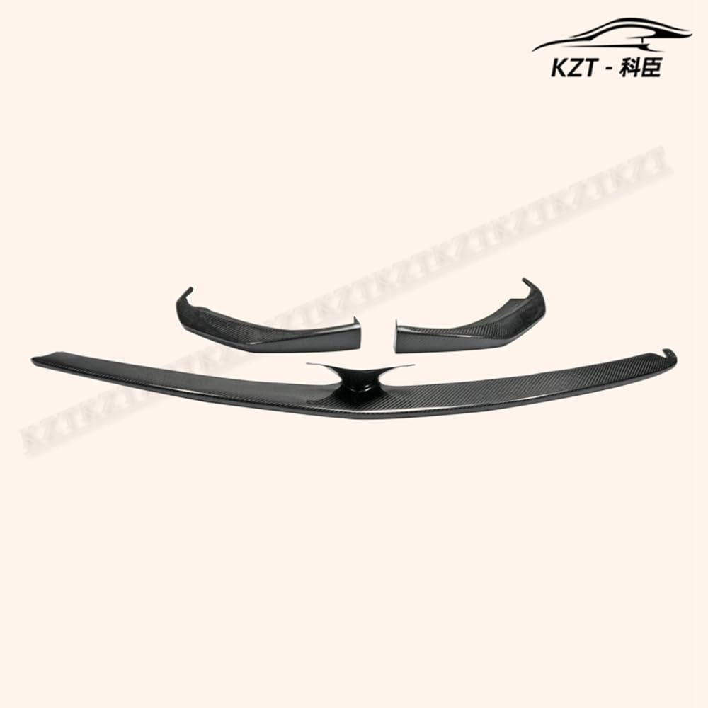 for Mazda Rx8 Late 09-12 R3 Tk Style 3Pcs Front Bumper Lip Chin Splitter Spoiler Carbon Fiber Body Kits Kazento Carbon Parts 车身侧板 RX8-FL-TK-LATE-CF