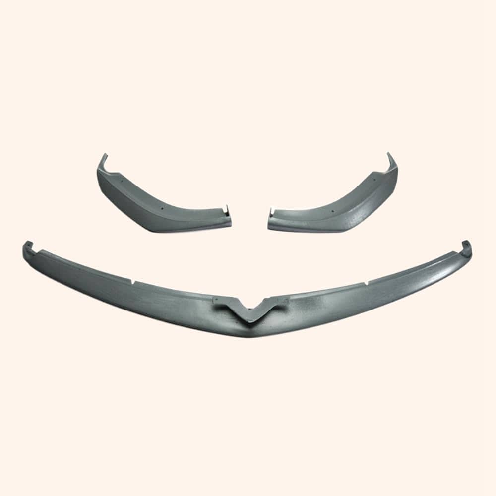 for Mazda Rx8 Late 09-12 R3 Tk Style 3Pcs Front Bumper Lip Chin Splitter Spoiler Fiber Glass Body Kits Kazento Carbon Parts 车身侧板 RX8-FL-TK-LATE-FRP