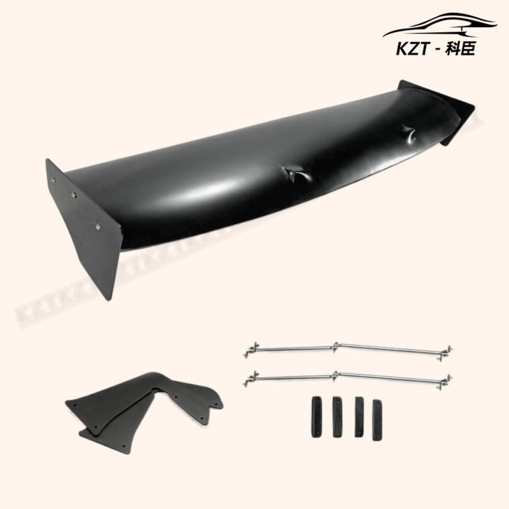for Mazda Rx8 Se3P Rb Style Rear Gt Spoiler (with Frp Spoiler Stand and Bar) Fiber Glass Universal Wing for Car Vehicle Black Body Parts Kits Kazento Carbon Parts 车身侧板 RX8-RS-RBGT-SE3-FRP