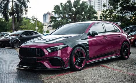 For Mercedes Benz A-Class W177 Hatchback 5 Door 18-24 Vented Carbon Front Fender