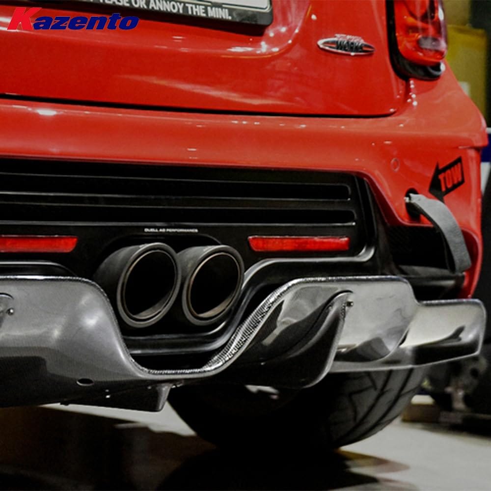 For Mini F56 Mini Cooper S Dag Style Ver 2.1 Rear Under Diffuser Fiber Glass Kazento Carbon Parts 车身侧板 F56-DIF-DAG-S-FRP