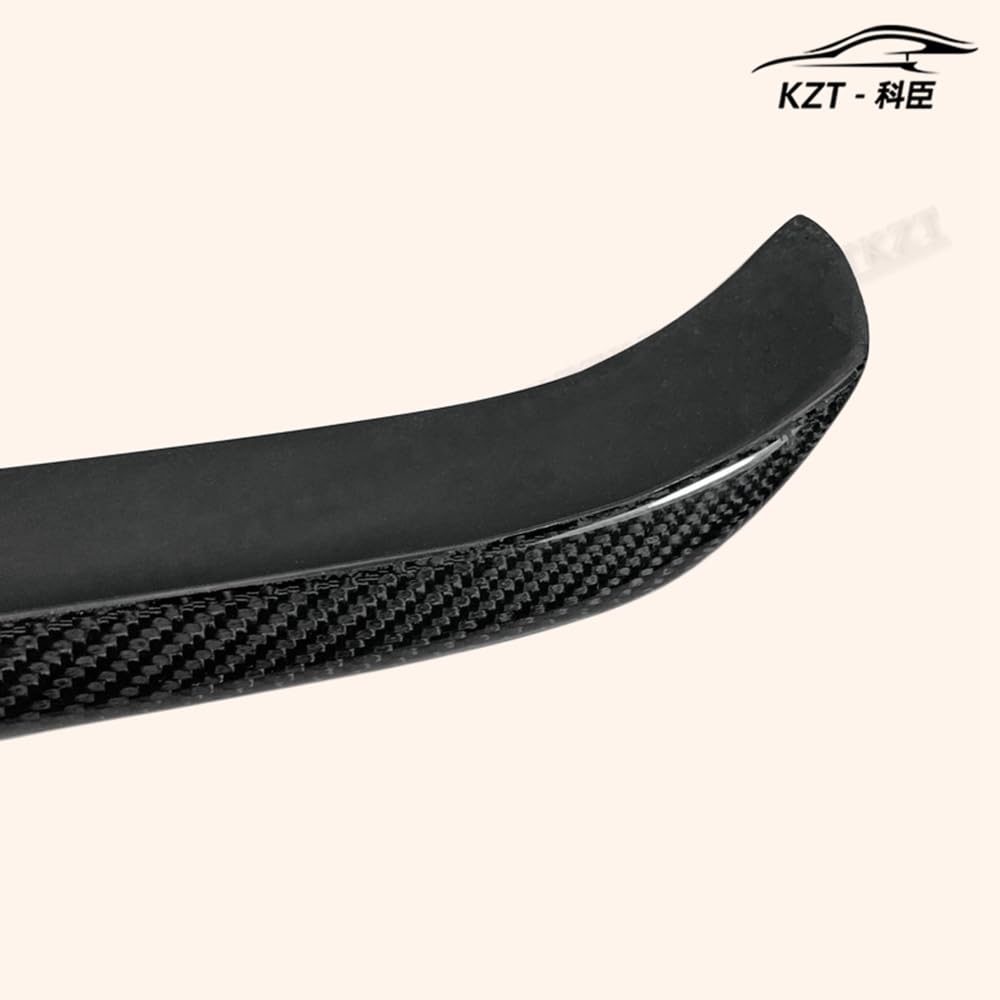 For Mitsubishi Evo 10 Carbon Vtx Gurney Flap Rear Spoiler Wing Carbon Fiber Car Body Parts Kits Kazento Carbon Parts 车身侧板 EVO10-RS-FLAP-VTX-CF
