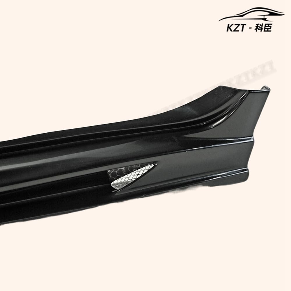 For Mitsubishi Evo 10 Vrsv2 Wide Style Side Skirts With Add On 4Pcs Rocker Panels Side Part Fiber Glass Body Kit Replacement Kazento Carbon Parts 车身侧板 EVO10-SS-VA2-FRP