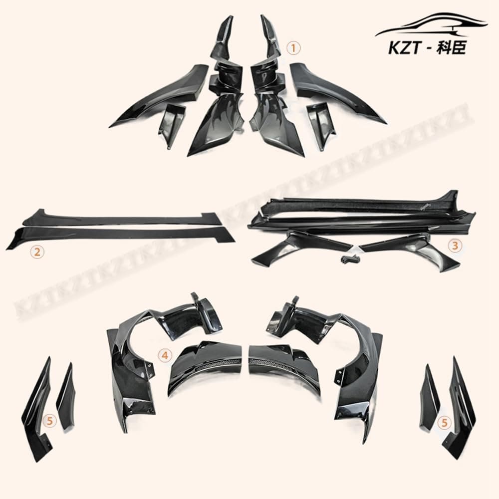 For Mitsubishi Evo 10 Vrsv2 Wide Style Side Skirts With Add On 4Pcs Rocker Panels Side Part Fiber Glass Body Kit Replacement Kazento Carbon Parts 车身侧板 EVO10-SS-VA2-FRP