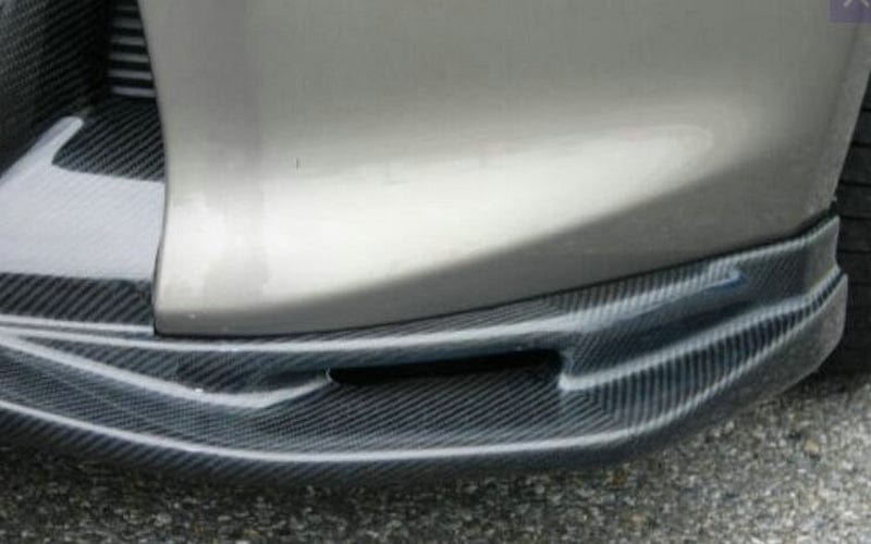 For Nissan 09-12 370Z Z34 Zenki Early Model Tps Style Front Bumper Lip (Pre-Facelift) Chin Splitter Spoiler Carbon Fiber Body Kits Kazento Carbon Parts 车身侧板 370Z-FL-TS-EA-CF