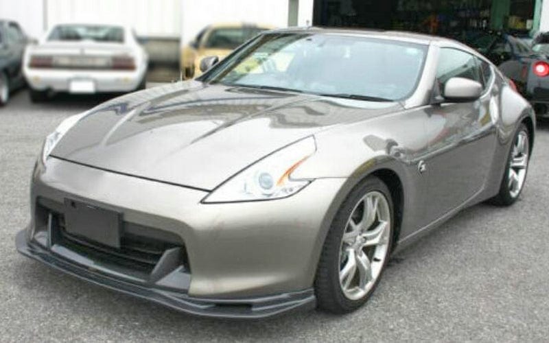 For Nissan 09-12 370Z Z34 Zenki Early Model Tps Style Front Bumper Lip (Pre-Facelift) Chin Splitter Spoiler Carbon Fiber Body Kits Kazento Carbon Parts 车身侧板 370Z-FL-TS-EA-CF