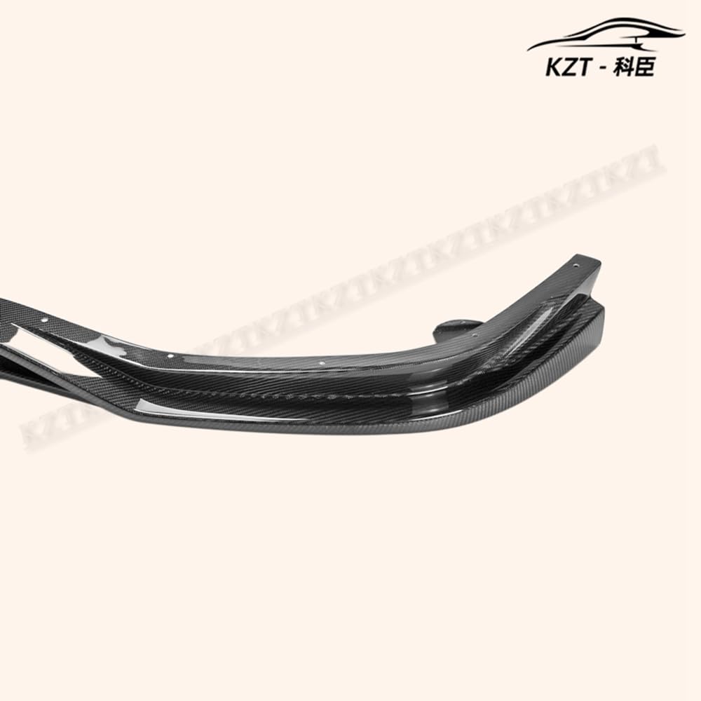 For Nissan 09-19 370Z Z34 Vrsa2 Style Front Bumper Lip 4Pcs Chin Splitter Spoiler Carbon Fiber Body Kits Kazento Carbon Parts 车身侧板 370Z-FL-VRSA2-CF