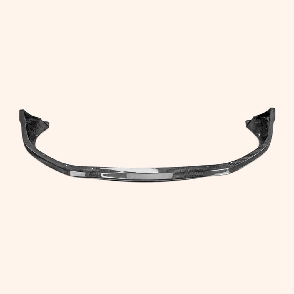 For Nissan 09-19 370Z Z34 Vrsa2 Style Front Bumper Lip 4Pcs Chin Splitter Spoiler Carbon Fiber Body Kits Kazento Carbon Parts 车身侧板 370Z-FL-VRSA2-CF