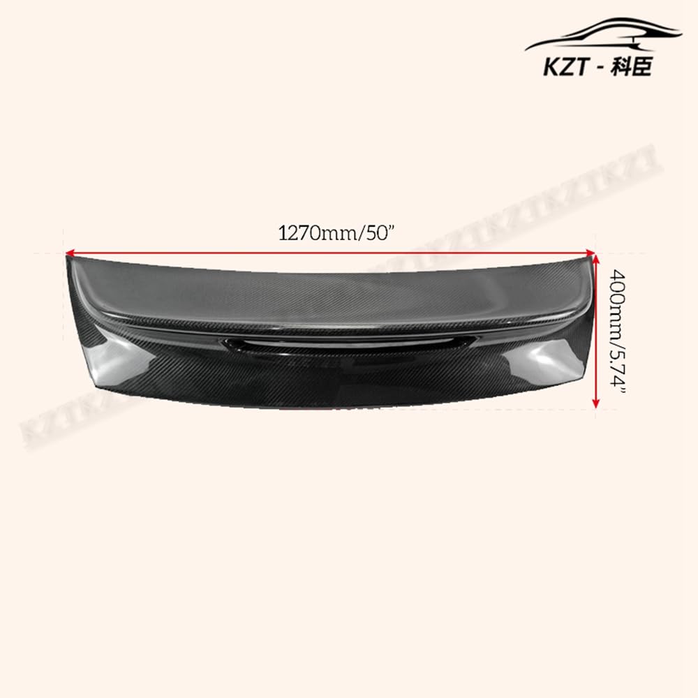 For Nissan 09 Onwards 370Z Z34 Nis Style Rear Spoiler Carbon Fiber Car Body Parts Kits