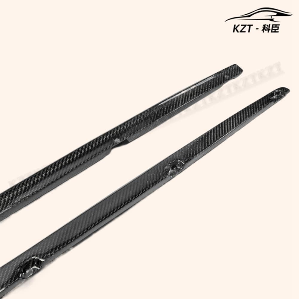 For Nissan 09 Onwards 370Z Z34 Side Skirt Step Extesion Rocker Panels Side Part Carbon Fiber Body Kit Replacement