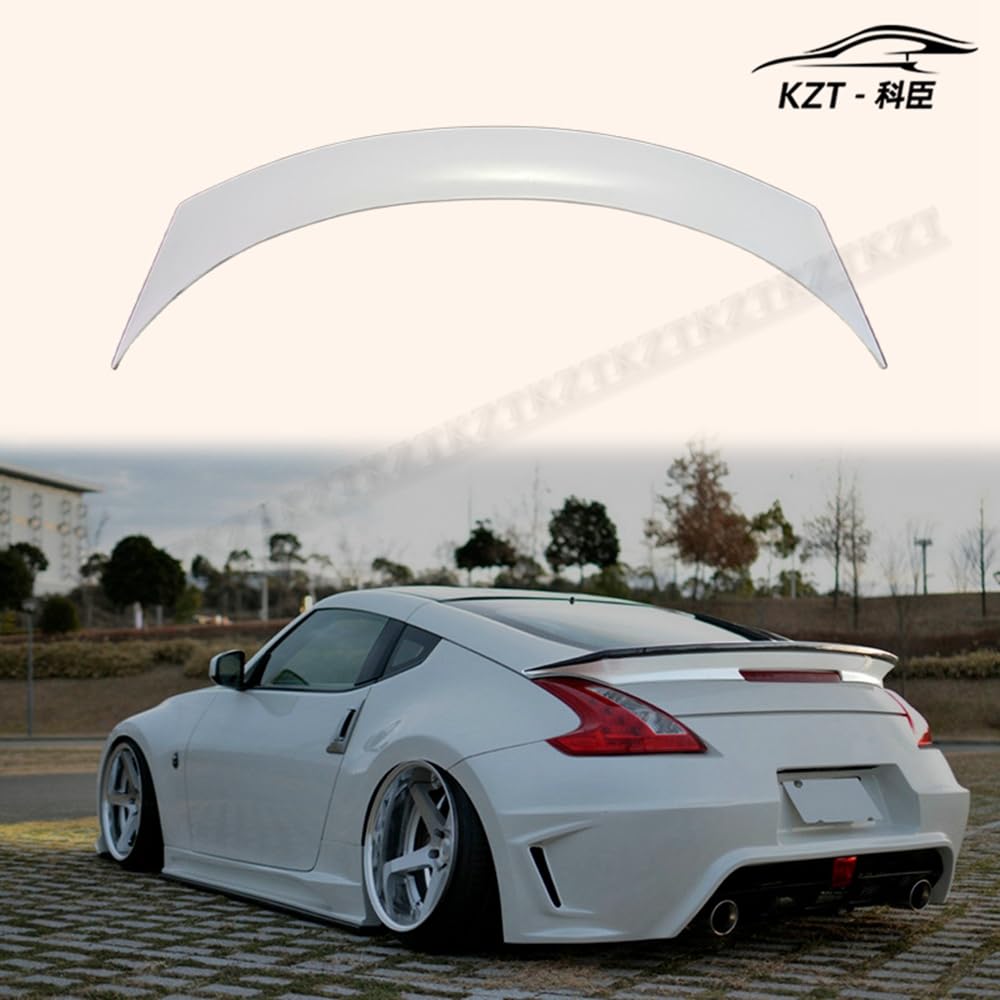 For Nissan 09 Onwards 370Z Z34 Wbs Style Rear Spoiler Wing Fiber Glass Universal Wing For Car Vehicle Body Parts Kits Kazento Carbon Parts 车身侧板 370Z-RS-WBS-FRP