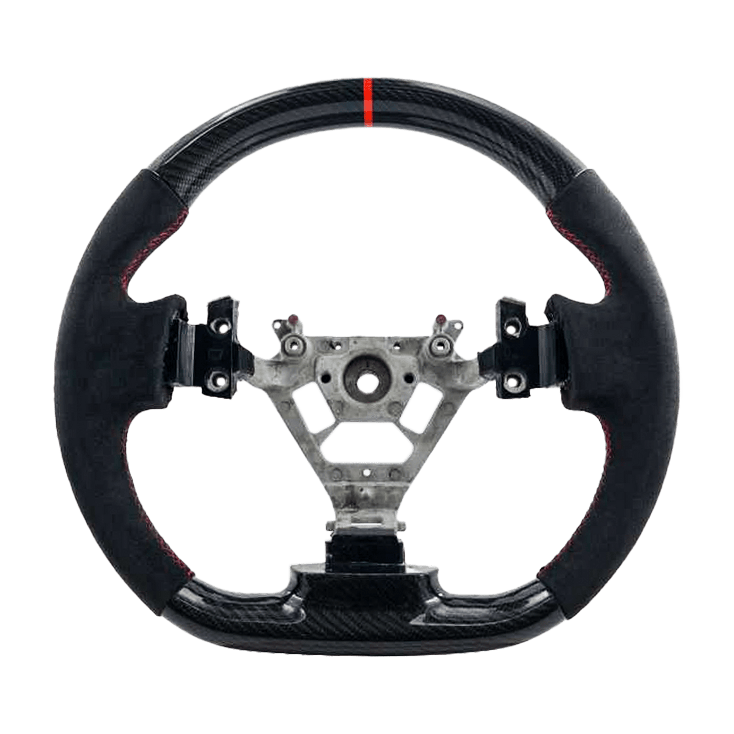 For Nissan 350Z 02-08 Coupe Roaster Carbon D Style Steering Wheel Replacement Kazento Carbon Parts Carbon Fiber 350Z-STEERING-D-CF