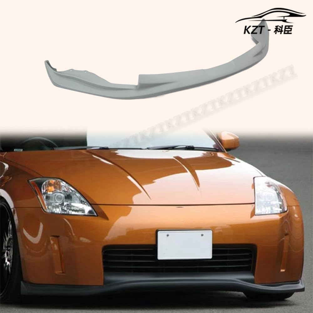 For Nissan 350Z Z33 Late Model Urs Gt Style Front Bumper Lip Chin Splitter Spoiler Fiber Glass Body Kits Kazento Carbon Parts 车身侧板 350Z-FL-GT-FRP
