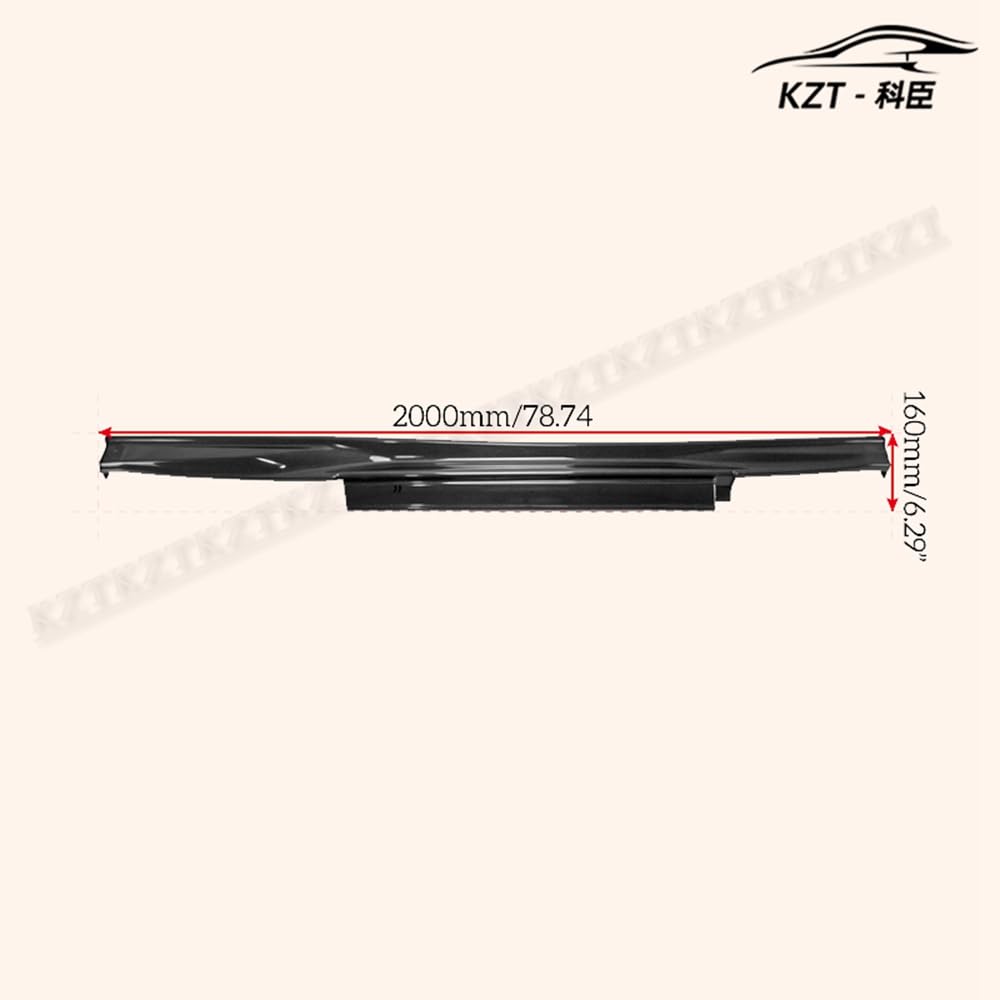 For Nissan R35 Gtr 08-17 Ts17 Style Side Skirt Rocker Panels Side Part Carbon Fiber Body Kit Replacement