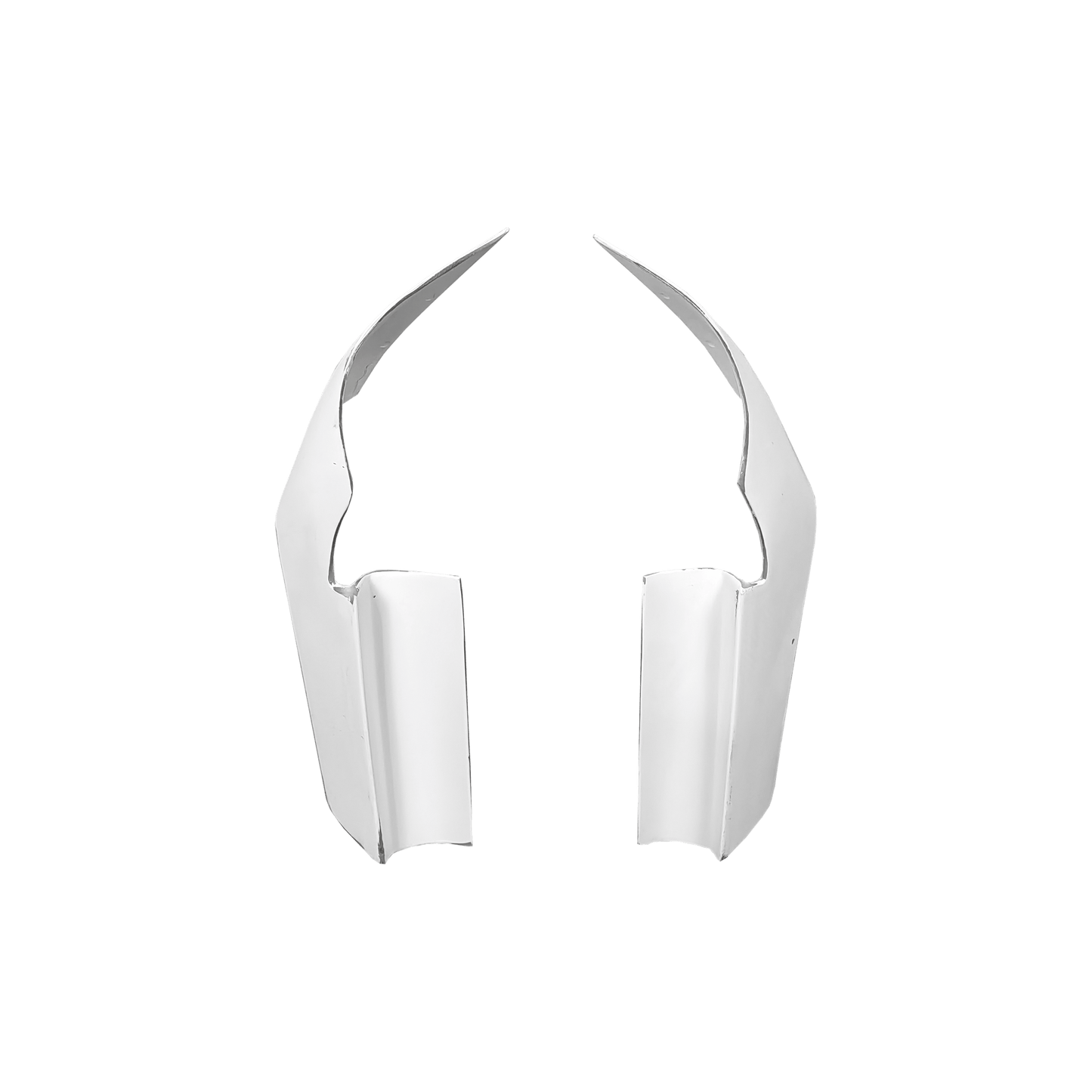 For Nissan Skyline R34 GTR AS Type Fiberglass Unpaint Front Bumper Canard (4pcs)