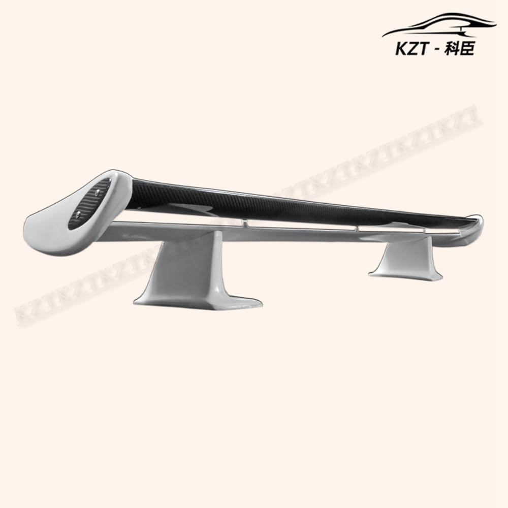 For Nissan Skyline R34 GTR OEM Rear Trunk Spoiler Wing With Blade + Caps + Stand Partial Carbon Fiber(blade+caps) Car Body Parts Kits Kazento Carbon Parts 车身侧板 R34-RS-OE-PCF