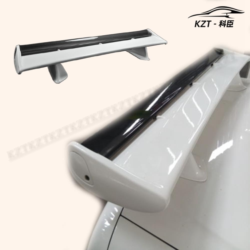 For Nissan Skyline R34 GTR OEM Rear Trunk Spoiler Wing With Blade + Caps + Stand Partial Carbon Fiber(blade+caps) Car Body Parts Kits Kazento Carbon Parts 车身侧板 R34-RS-OE-PCF