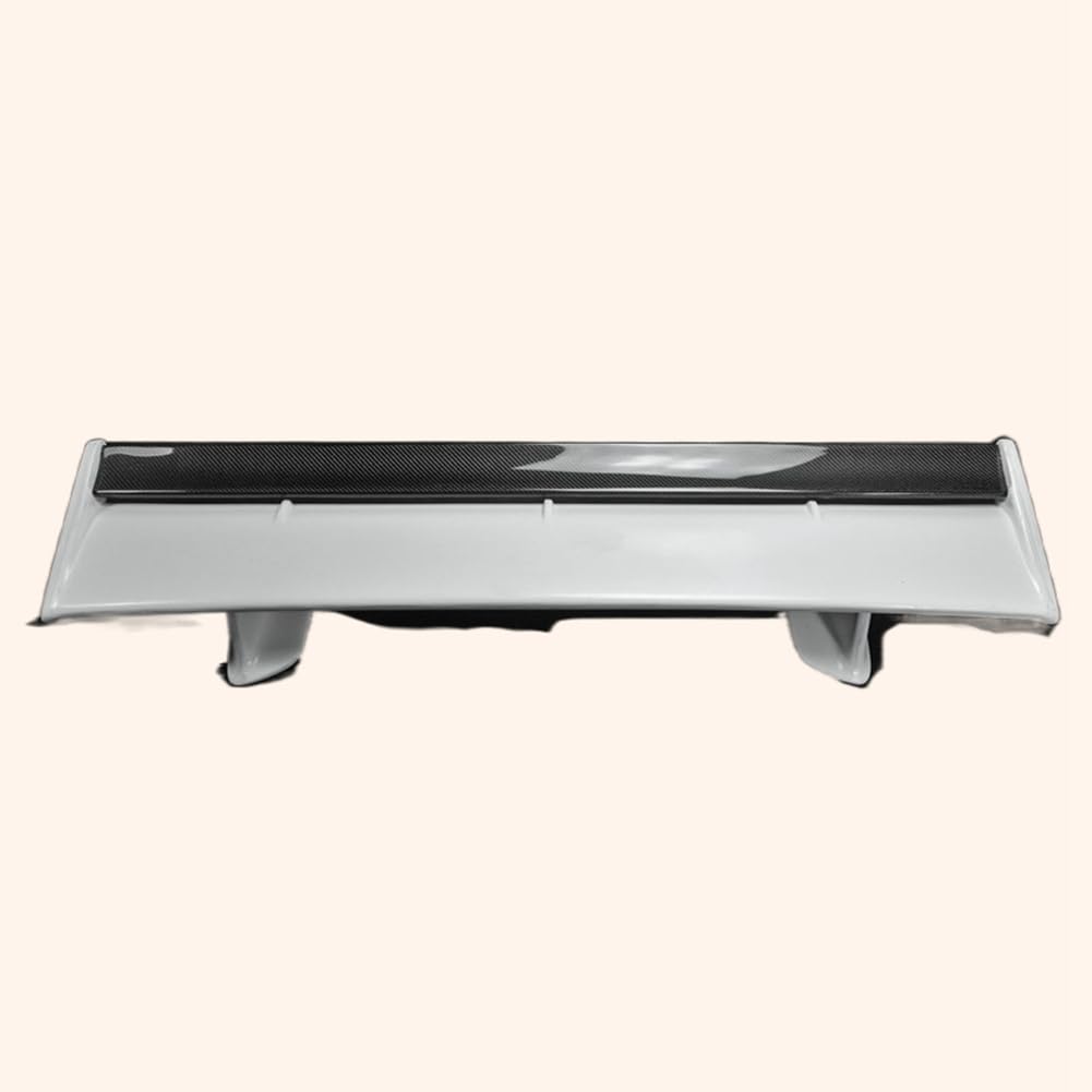 For Nissan Skyline R34 GTR OEM Rear Trunk Spoiler Wing With Blade + Caps + Stand Partial Carbon Fiber(blade+caps) Car Body Parts Kits Kazento Carbon Parts 车身侧板 R34-RS-OE-PCF