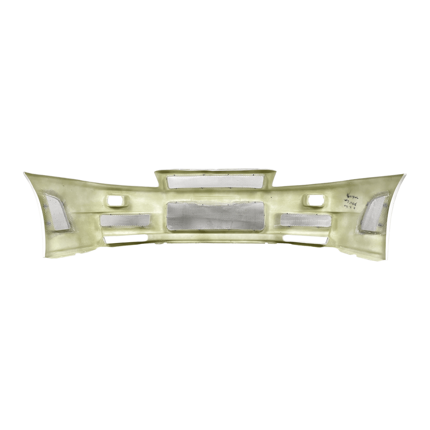 For Nissan Skyline R34 (GTR Only) NIS Type ZTune Fiberglass Unpaint Front Bumper Kazento Carbon Parts Fiber Glass (Unpaint) R34-FB-ZT-GTR-FRP