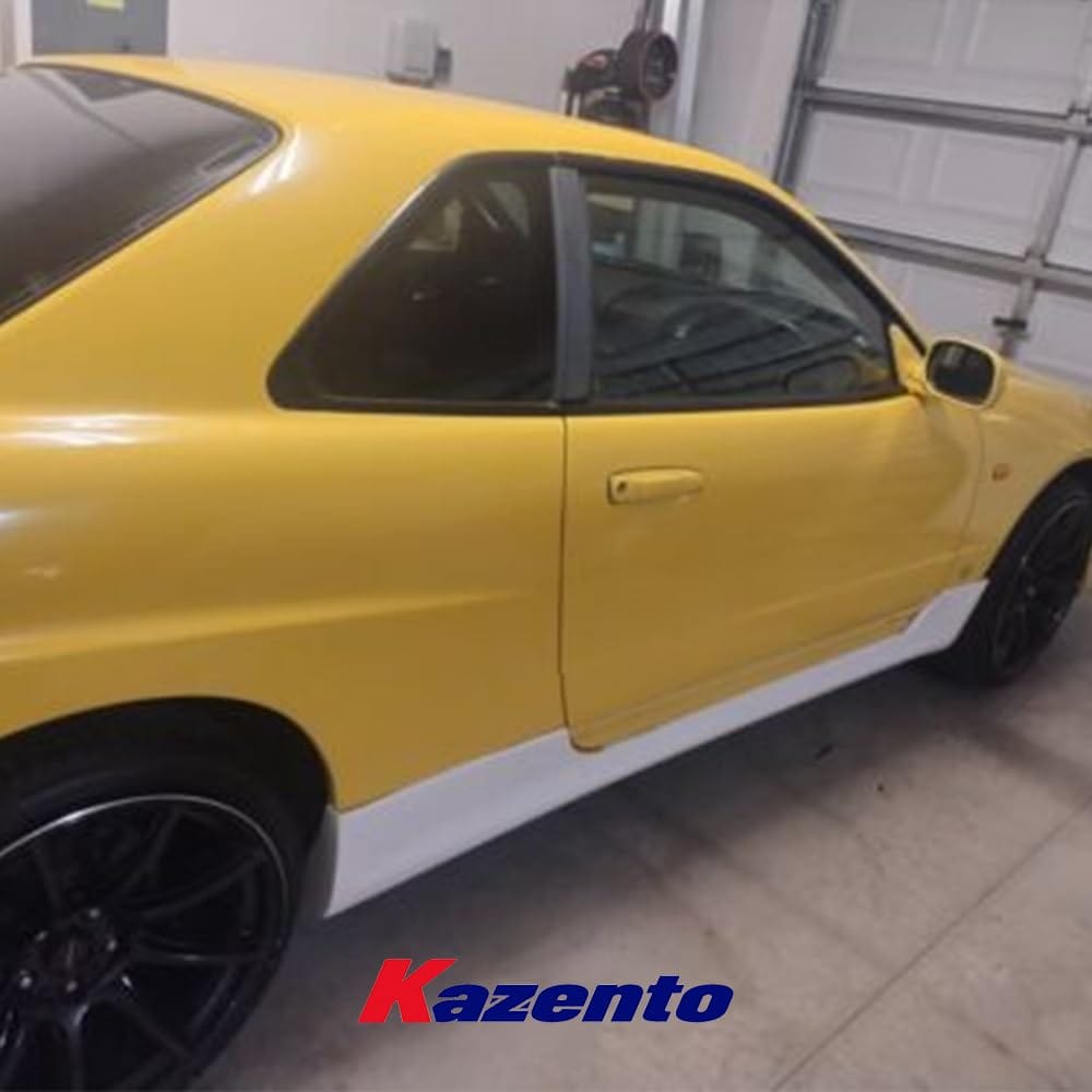 For Nissan Skyline R34 Gtt Esb Style Side Skirt Rocker Panels Side Part Fiber Glass Body Kit Replacement Kazento Carbon Parts 车身侧板 R34-SS-ESB-GTT-FRP