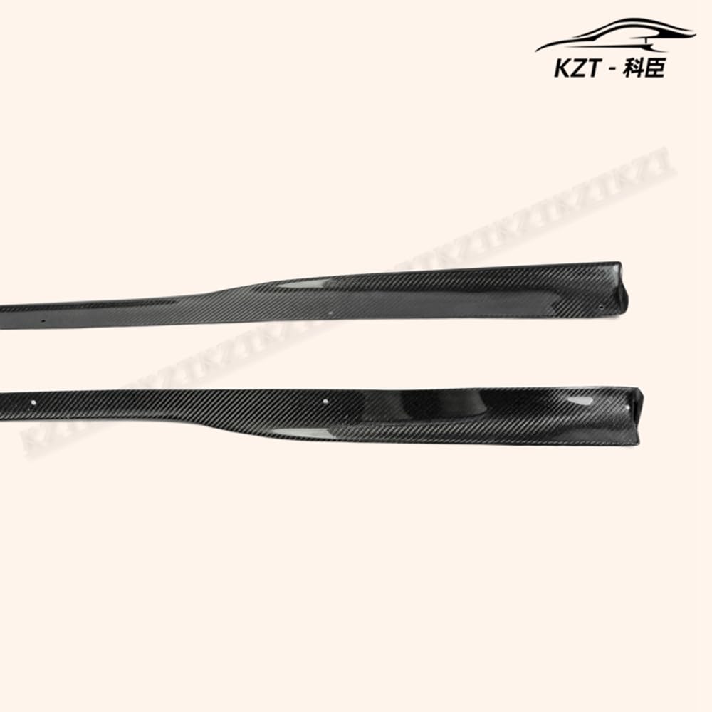 For Nissan Z33 350Z Side Skirt Step Extension Rocker Panels Side Part Carbon Fiber Body Kit Replacement Kazento Carbon Parts 车身侧板 350Z-SSX-STEP-CF