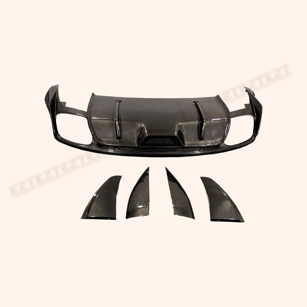 For Porsche 971 Panamera D Style Rear Diffuser Carbon Fiber Kazento Carbon Parts 车身侧板 971-DIF-SD-CF