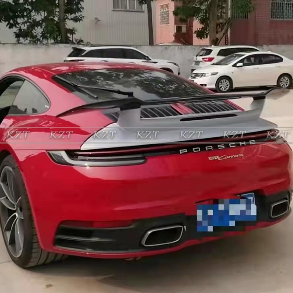 For Porsche 992 Carrera SDD Style Carbon Fiber Rear Spoiler Wing Kazento Carbon Parts 车身侧板 992-RS-SD-CF