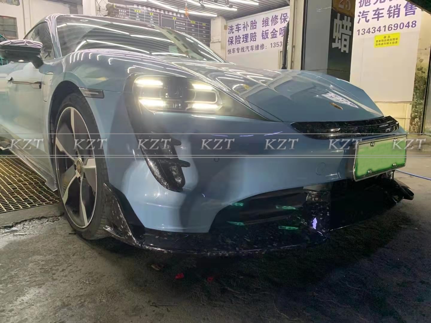 For Porsche Taycan Body Kits MSR Style Forged Carbon Fiber (items are shown in pic)