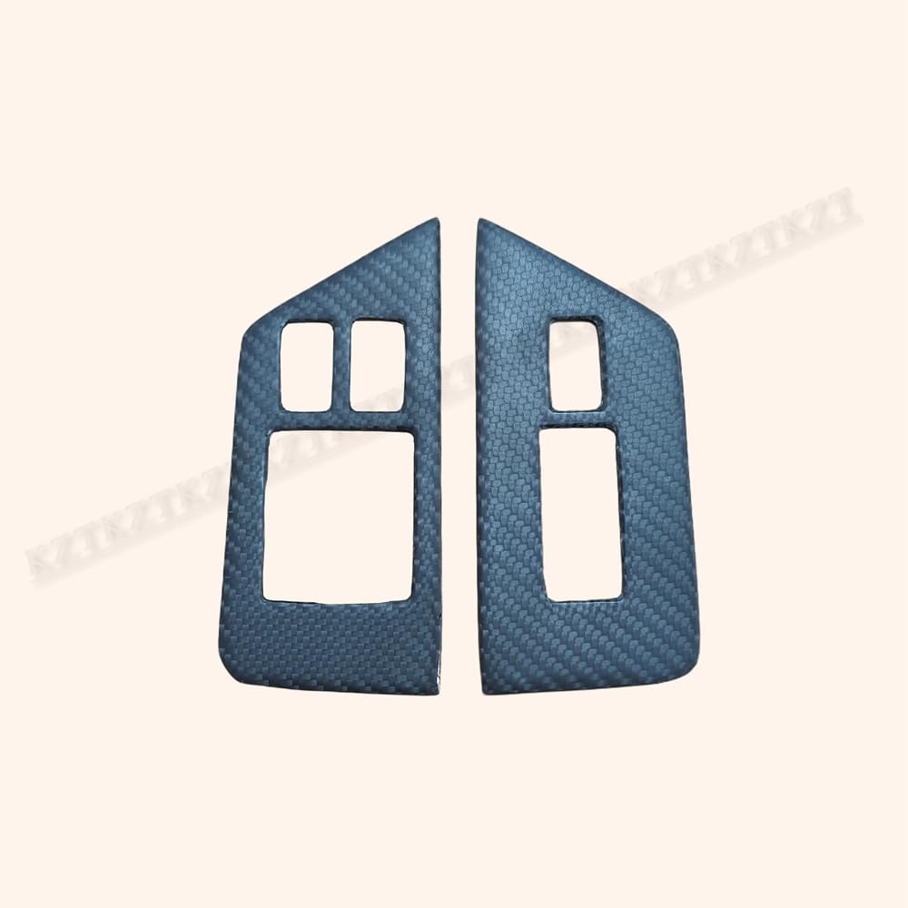 For R35 GTR LHD For Nissan Only Window Lifter Switch Panel Cover Matt Carbon Fiber Kazento Carbon Parts 车身侧板 R35-WSW-LHD-MCF
