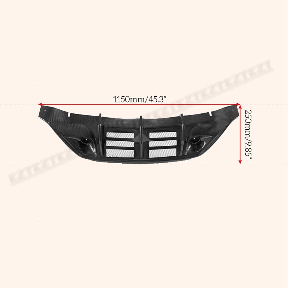 For R35 Type Z For Nissan Rear Under Diffuser Carbon Fiber Kazento Carbon Parts 车身侧板 R35-DIF-TYPEZ-CF