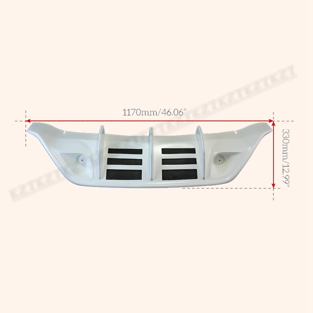 For R35 Type Z For Nissan Rear Under Diffuser Fiber Glass Kazento Carbon Parts 车身侧板 R35-DIF-TYPEZ-FRP