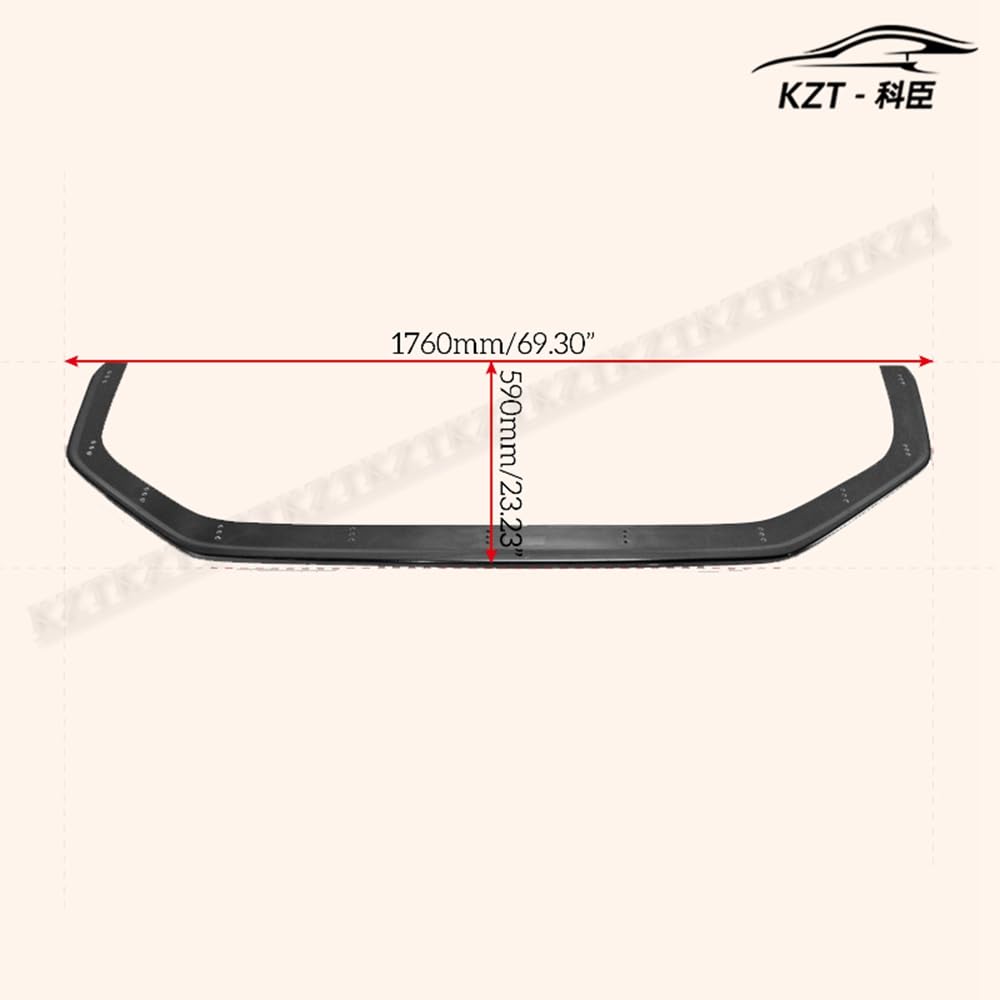 for Subaru 18 Onwards WRX Sti S4 Vab Vaf Vrsa1 Style Front Bumper Lip (Facelifted) Chin Splitter Spoiler Fiber Glass Body Kits Kazento Carbon Parts 车身侧板 VAB-FL-VRS-19-B-FRP