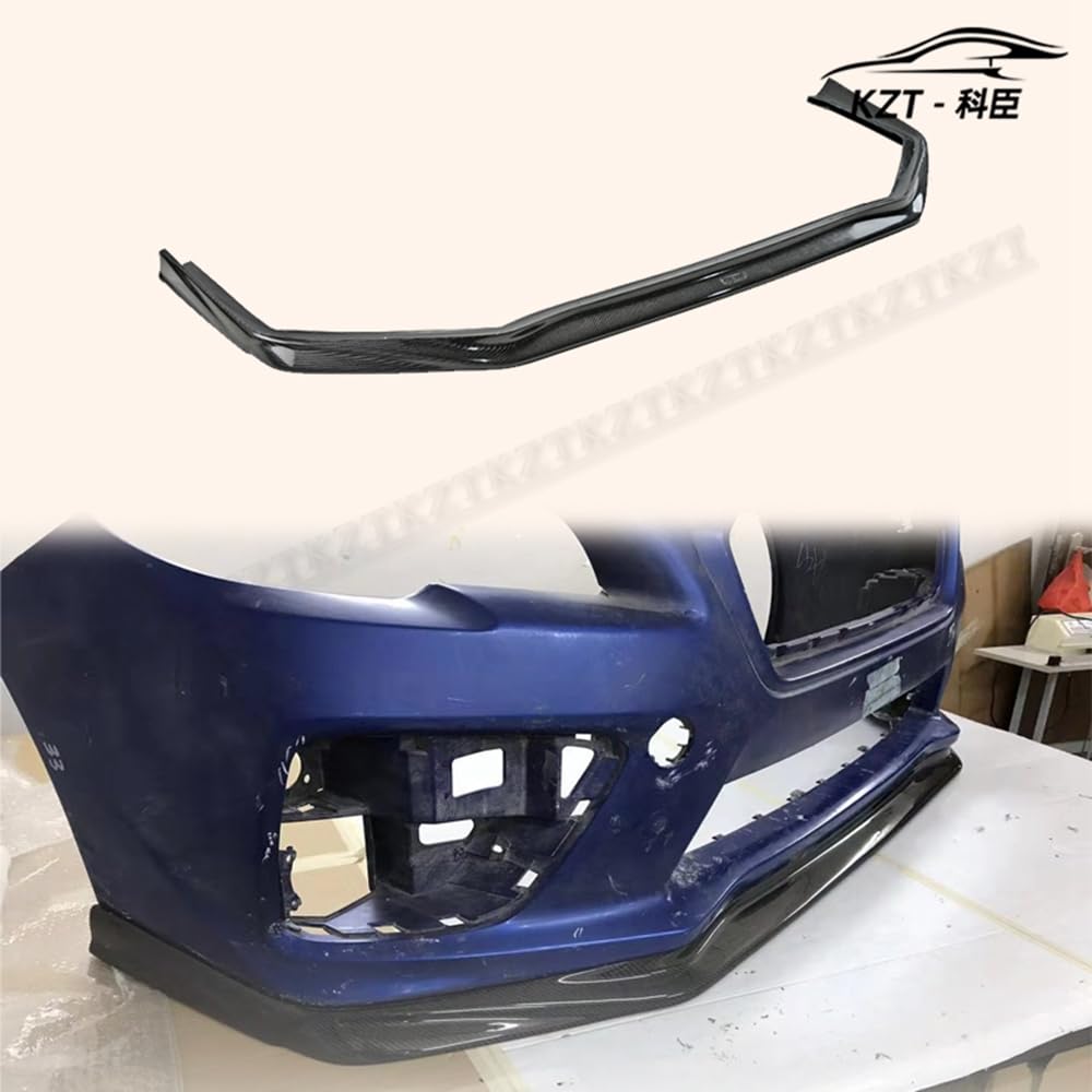 for Subaru 2014-2018 Subaru Impreza Vab Vaf Sti Zr Style Front Bumper Lip Chin Splitter Spoiler Carbon Fiber Body Kits Kazento Carbon Parts 车身侧板 VAB-FL-ZR-CF