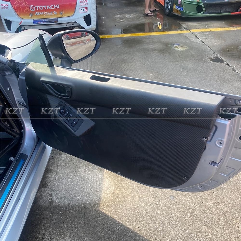 For Subaru BRZ ZD8 ZN8 GR86 KT Style Carbon Fiber Inner Door Panel Kazento Carbon Parts 车身侧板 GR86-INDOOR-KT-CF