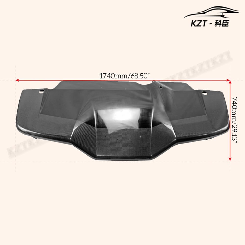 for Subaru Impreza Gda Gdb Gdc 7 8 9 Vot Style Rear Under Diffuser Carbon Fiber Kazento Carbon Parts 车身侧板 GDB-DIF-VTX-CF
