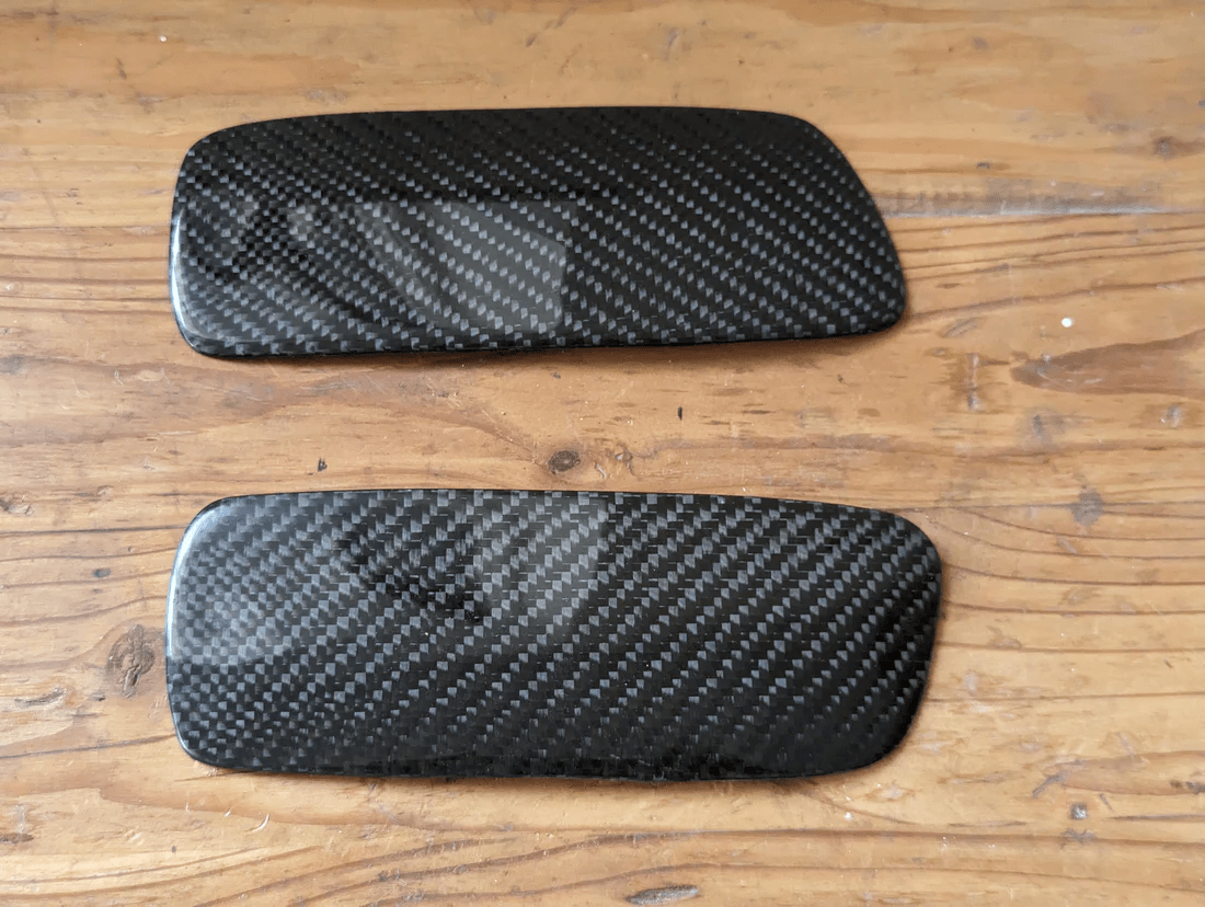 For Toyota 93-98 Supra MK4 JZA80 TR Style Carbon Fiber Rear Spoiler End Cap Kazento Carbon Parts Carbon Fiber SUPRA-END-CF