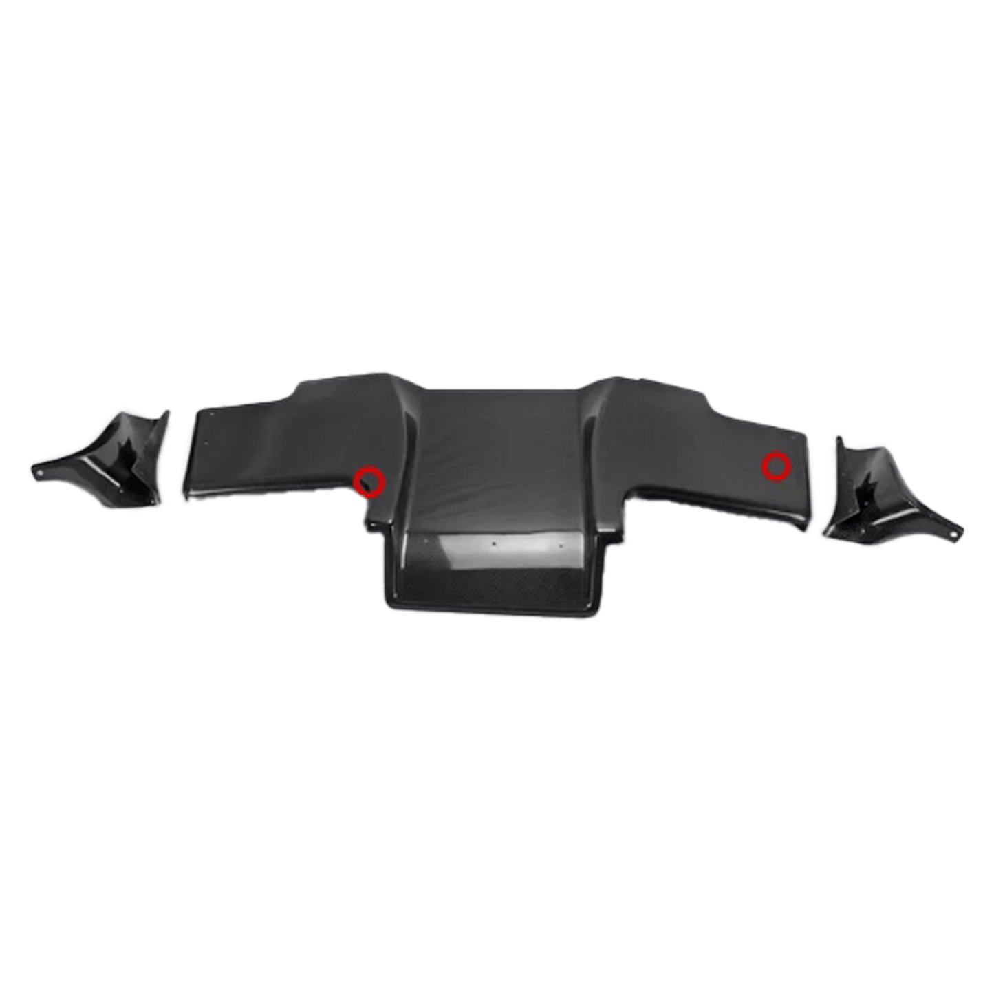 For Toyota 93-98 Supra MK4 JZA80 TS Style Carbon Fiber Rear Under Diffuser Kazento Carbon Parts Carbon Fiber SUPRA-DIF-TS-CF