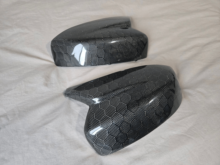 G25 G37 G37S G37X 2009-2017 Carbon M-Style Mirror Caps (Replacement) Kazento Carbon Parts