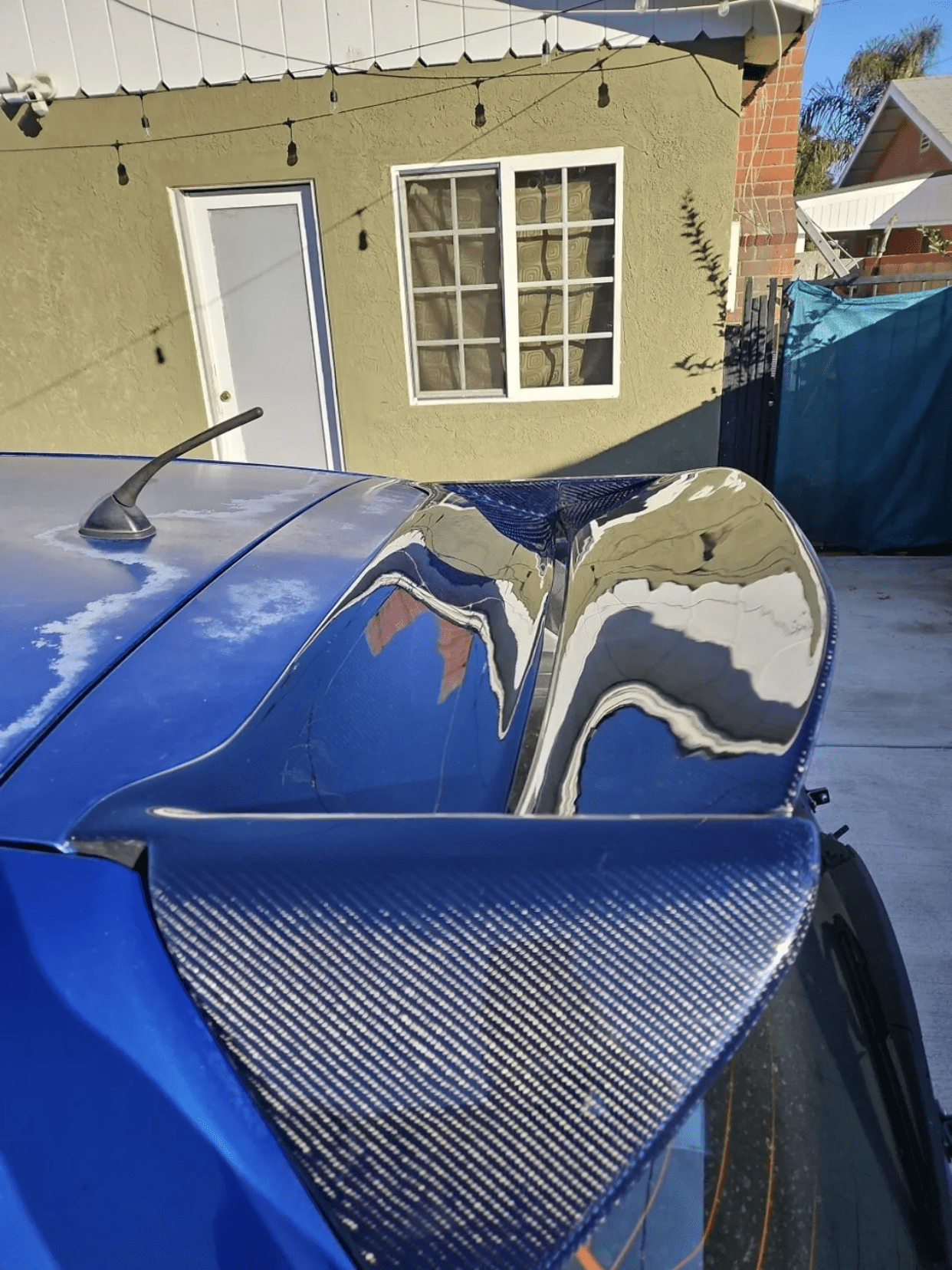 Honda Civic EP3 MUGEN Style Hatchback Roof Wing Spoiler(USDM)2002-2005 Kazento Carbon Parts 车身侧板