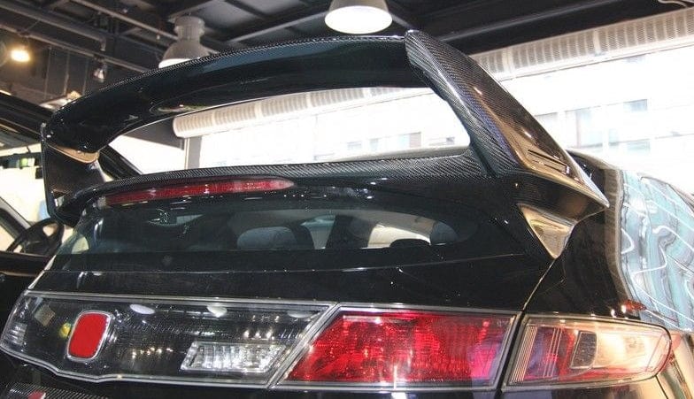 Honda Civic Type R FN2 07-11 MUG Style Carbon Fiber Rear Spoiler Wing Kazento Carbon Parts Carbon Fiber FN2-RS-GT-MUG-CF