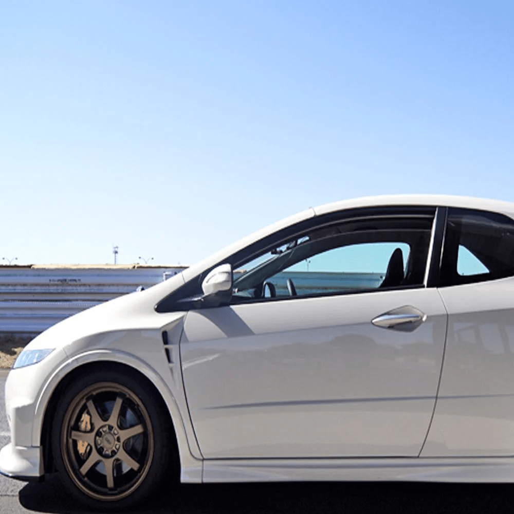 Honda Civic Type R FN2 07-11 MUG Style Fiberglass Front Fender Pair Kazento Carbon Parts Fiber Glass (Unpaint) FN2-FF-MU-FRP