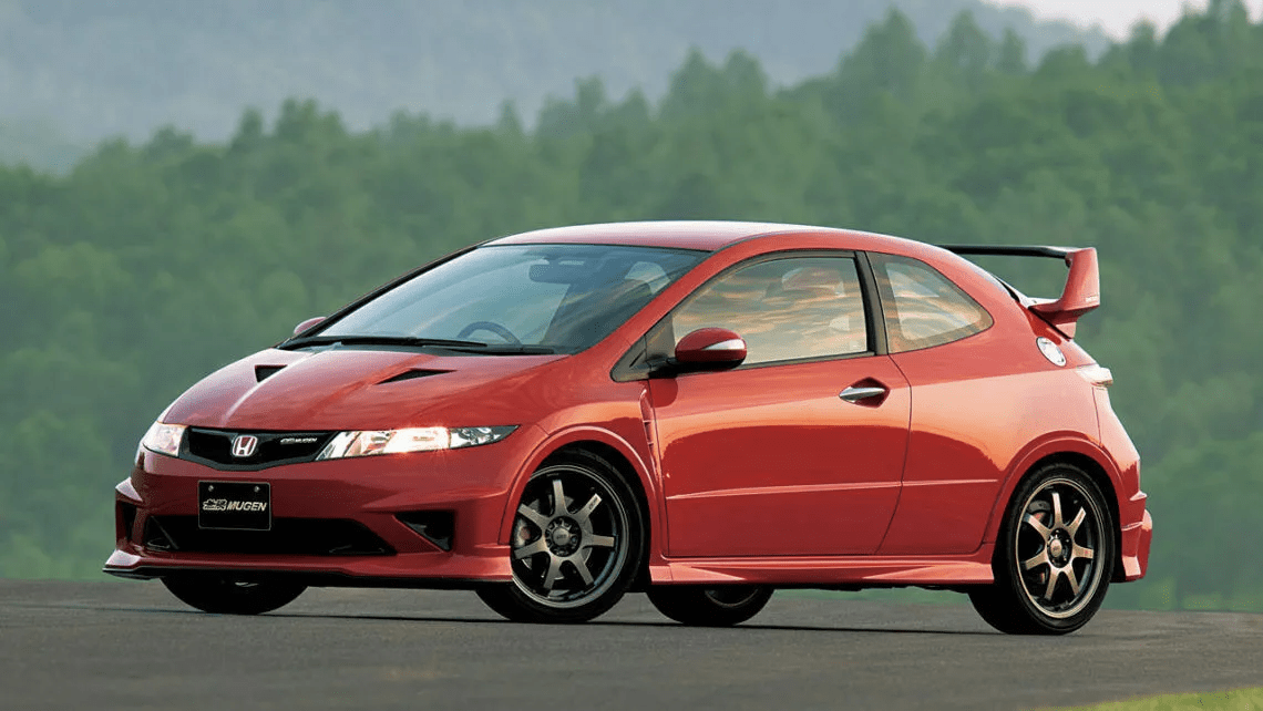 Honda Civic Type R FN2 07-11 MUG Style Fiberglass Unpaint Hood Bonnet Kazento Carbon Parts Bonnets/Hoods Fiber Glass (Unpaint) FN2-HOOD-MUG-FRP