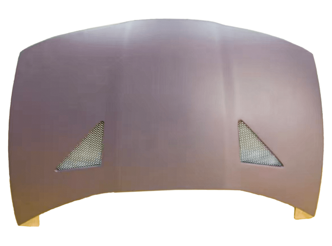 Honda Civic Type R FN2 07-11 MUG Style Fiberglass Unpaint Hood Bonnet Kazento Carbon Parts Bonnets/Hoods Fiber Glass (Unpaint) FN2-HOOD-MUG-FRP