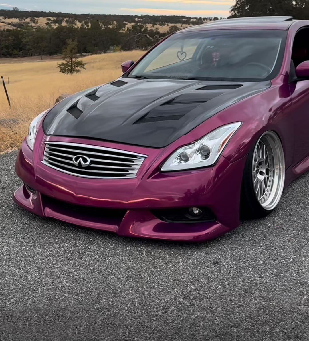 Infiniti G25/G35/G37/Q40 Coupe AMS Style Front Hood Bonnet 2008-2013 Kazento Carbon Parts Bonnets/Hoods