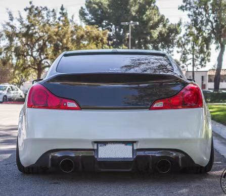 Infiniti G25/G35/G37/Q40 Coupe Dcuktail Rear Trunk Boot Lid 2008-2013 Kazento Carbon Parts 车身侧板
