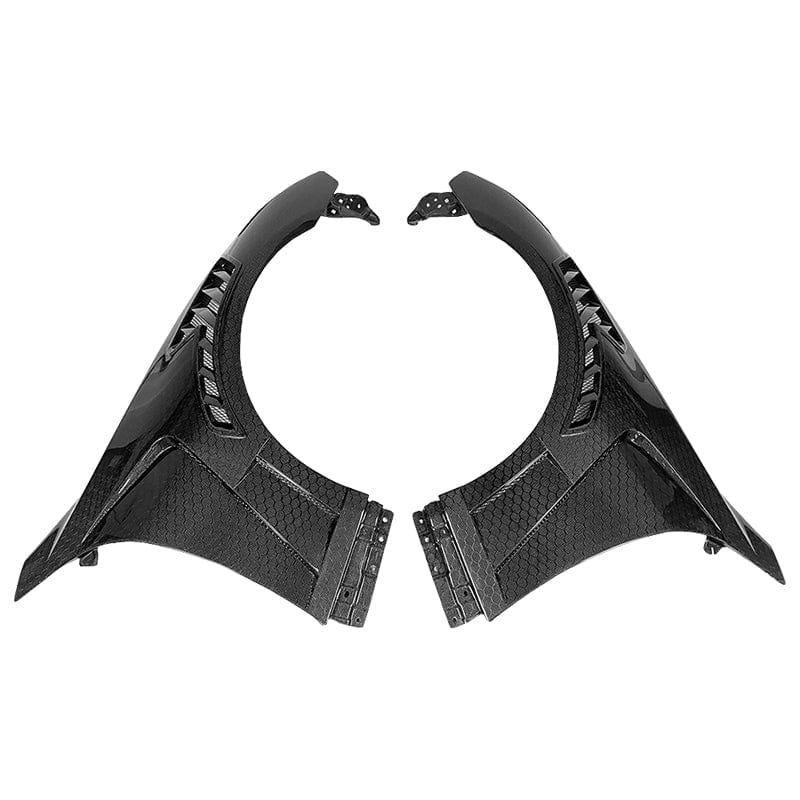 Infiniti G37 Q40 2 Door Coupe Front Vented Fenders 2008-2013 Kazento Carbon Parts 车身侧板