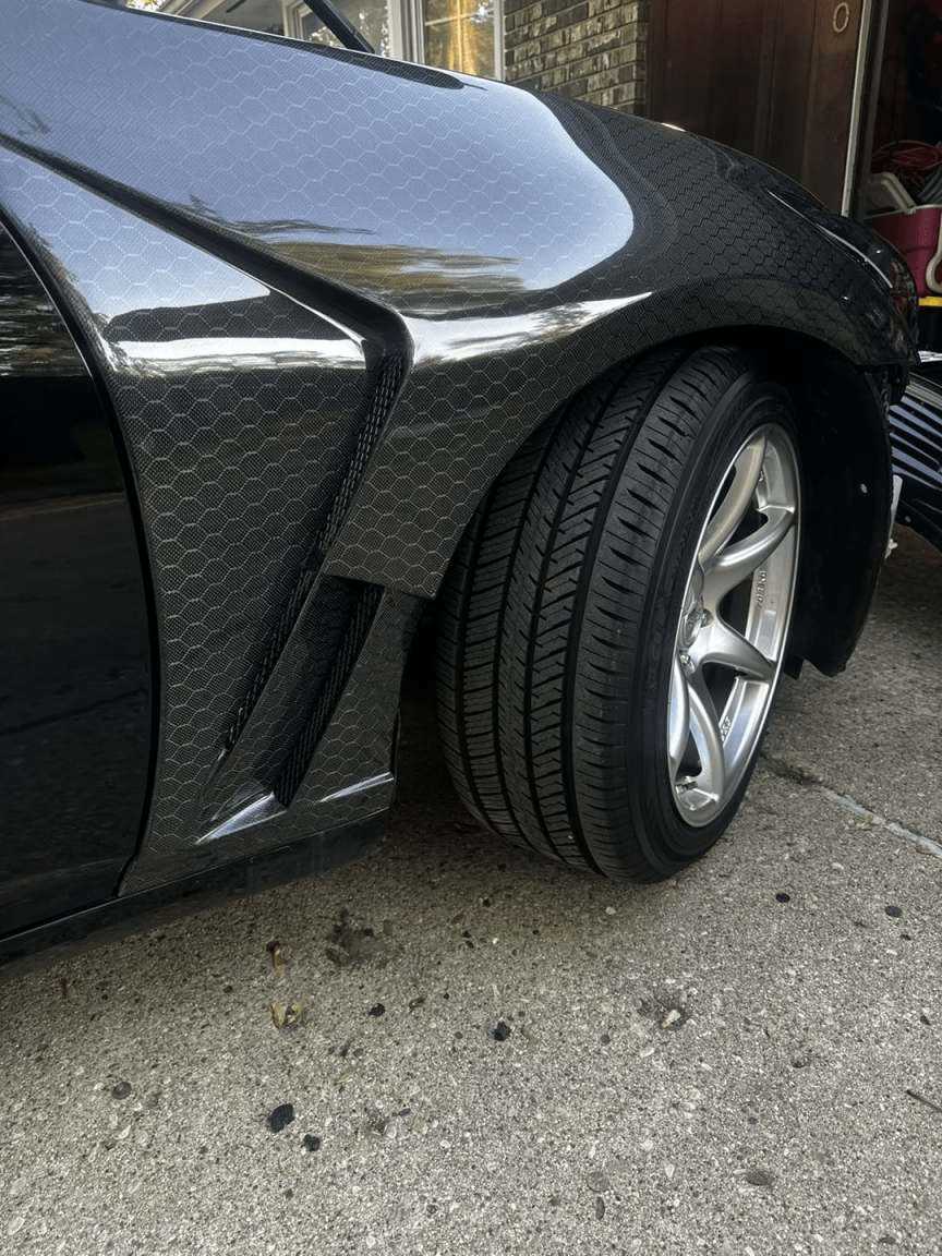 Infiniti G37 Q40 4 Door Sedan Front Vented Fenders Kazento Carbon Parts 车身侧板