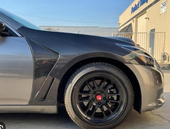 Infiniti G37 Q40 4 Door Sedan Front Vented Fenders Kazento Carbon Parts 车身侧板